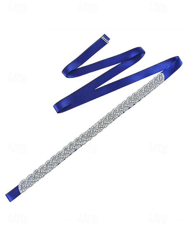 Bridal Waistband Elegant – Rhinestone Crystal Wedding