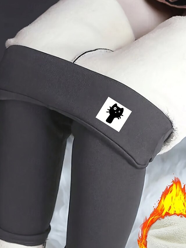 Women's Fleece Lined Leggings Tights Leggings Vacation