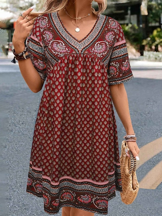 Women's Mini Dress Petite Dress Casual Dress Ethnic Dress T
