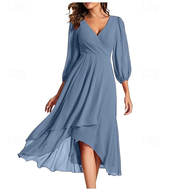 Women's Long Dress Maxi Dress Party Dress Chiffon Chiffon