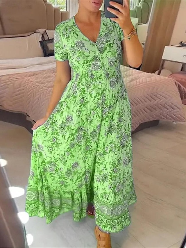 Women's Long Dress Maxi Dress Casual Dress Swing Dress A