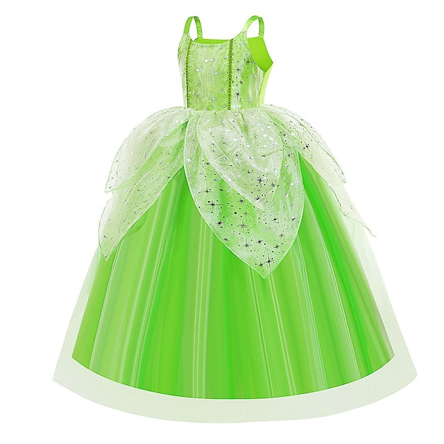Tiana Fairytale Bell Dress Tinker Flower Girl Theme Princess