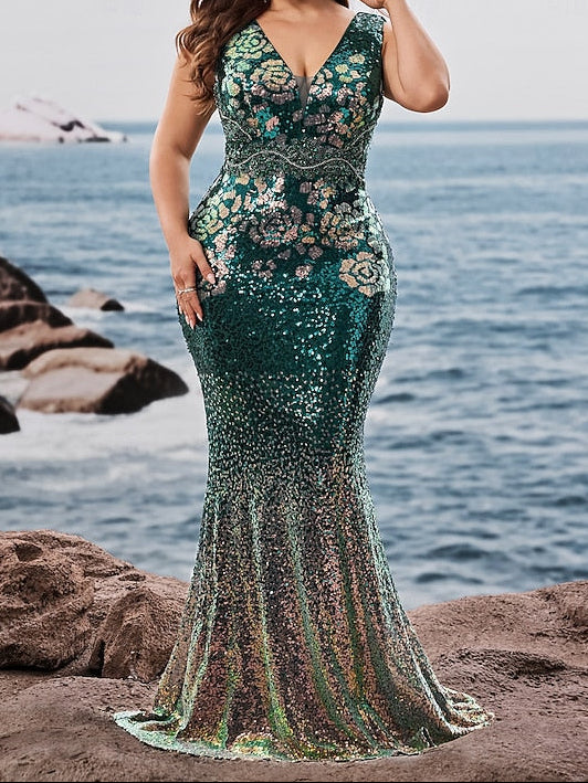 / Column Gown Mermaid Sheath Trumpet Evening