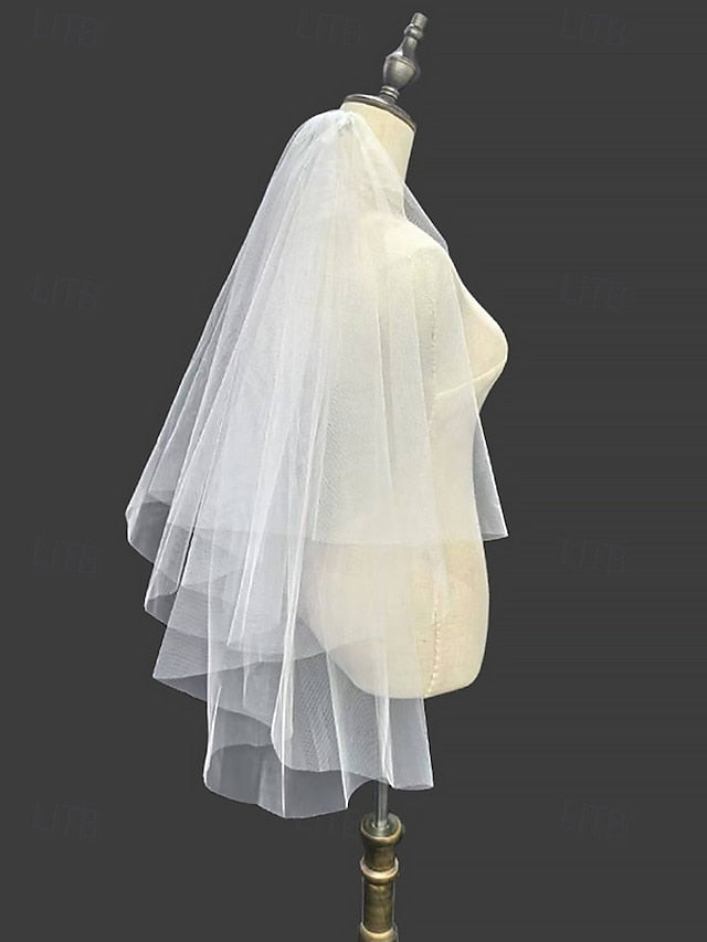 Veil Bridal Tulle Elegant Two-Layer – Soft with Classic