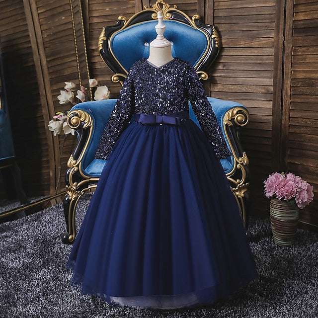 Flower Girl Girls' Performance Dress Party