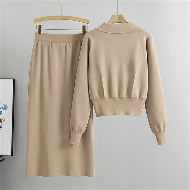 Women's Dress Set Shift Dress Casual Semi Formal Plain