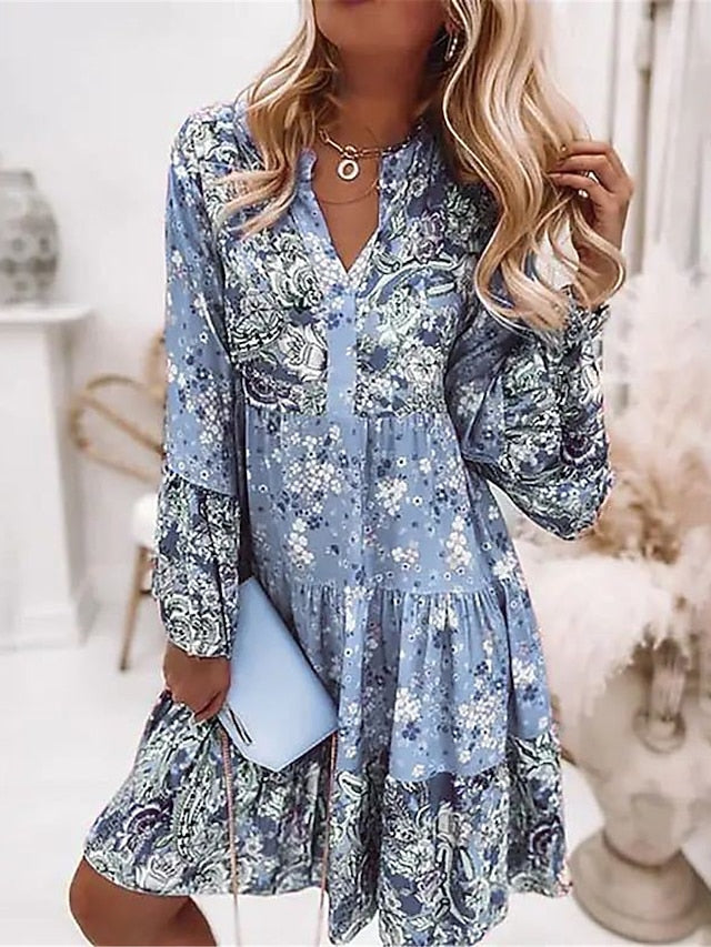 Women's Mini Dress Casual Dress Boho Dress Spring Dress