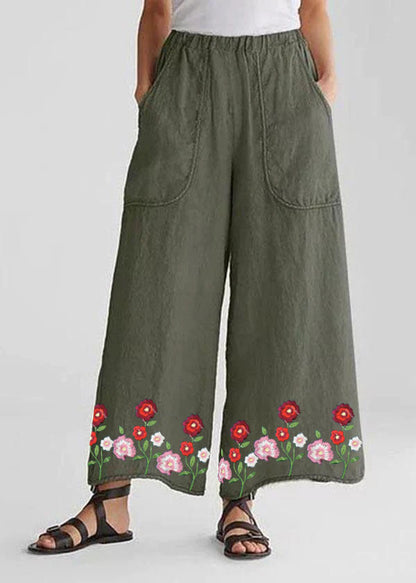 Cotton Loose Wide Leg Casual Pants - fabuloryshop