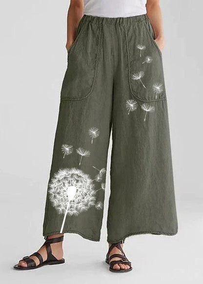 Cotton Loose Wide Leg Casual Pants - fabuloryshop