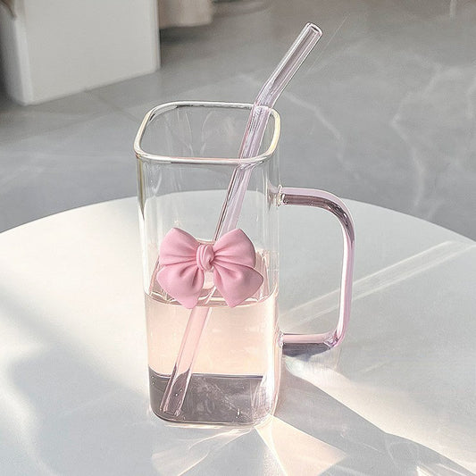 Creative Multi-Color Bubble Bow Glass Cup LY4192 - fabuloryshop