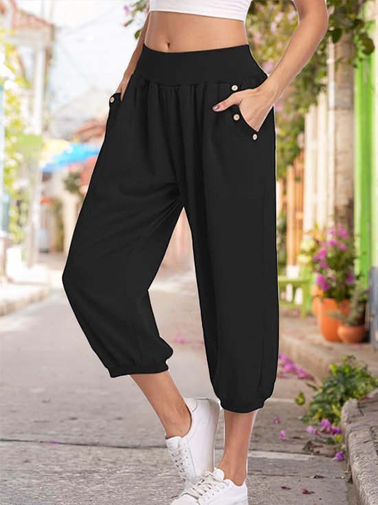 Casual simple basic ladies sweatpants  QS96 - fabuloryshop