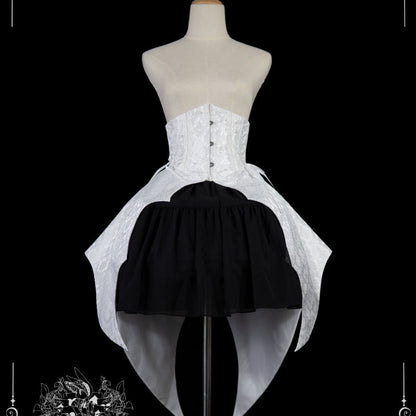 Black Bat Wings Corset Lolita ON1036 LY4182 - fabuloryshop