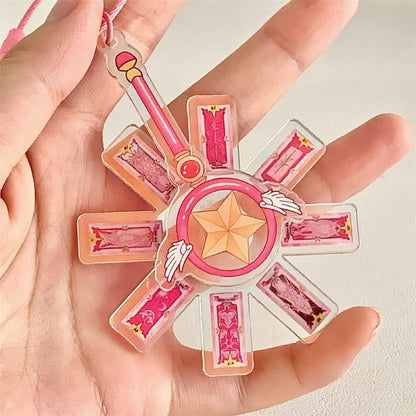 Cartoon Sakura Magic Stick Keychain LY4188 - fabuloryshop