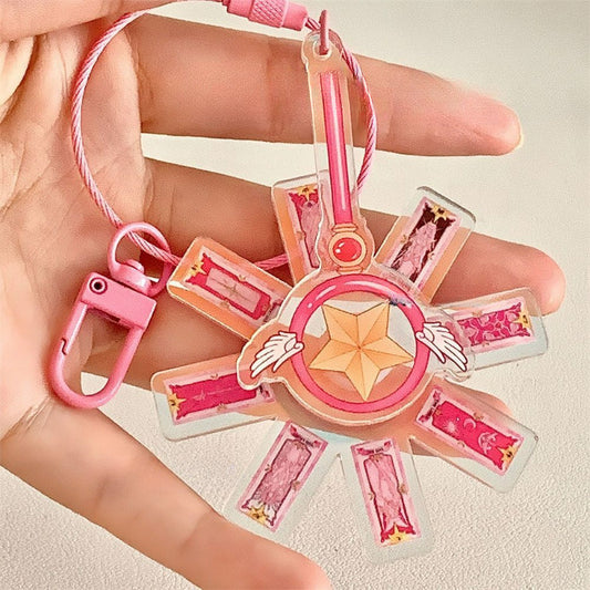 Cartoon Sakura Magic Stick Keychain LY4188 - fabuloryshop