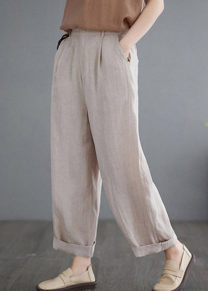 Apricot High Waist Solid Lantern Pants LY2953 - fabuloryshop