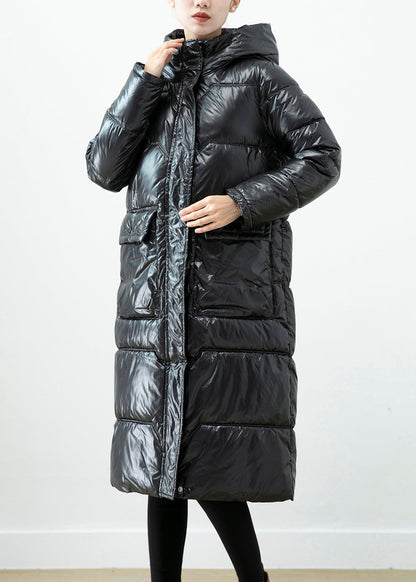 Art Black Hooded Duck Down Canada Goose Jacket Winter Ada Fashion