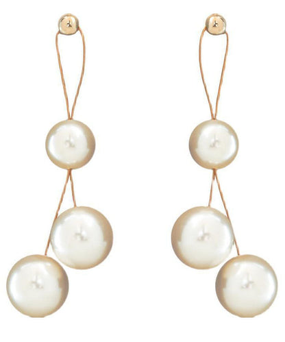 White Pearl S925 Silver Earrings - fabuloryshop