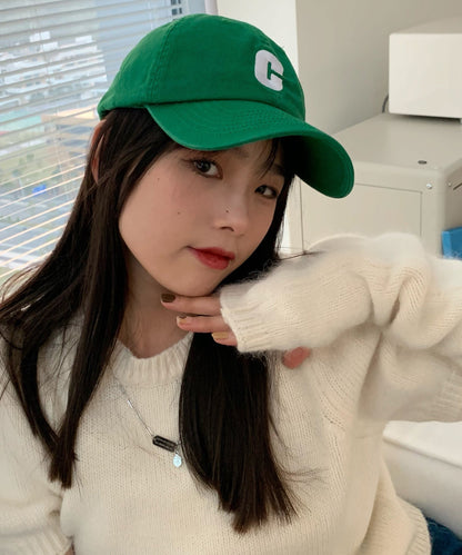 Beautiful Green Graphic Embroidery Baseball Cap Hat LY515 - fabuloryshop