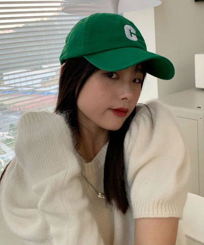 Beautiful Green Graphic Embroidery Baseball Cap Hat LY515 - fabuloryshop