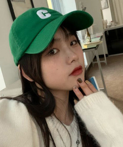 Beautiful Green Graphic Embroidery Baseball Cap Hat LY515 - fabuloryshop