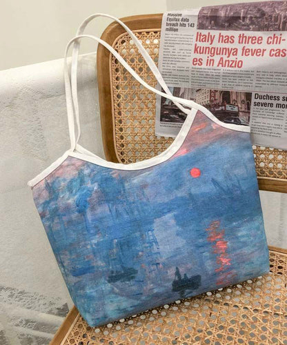 Beautiful Paitings Art Canvas Satchel Handbag LY1767 - fabuloryshop