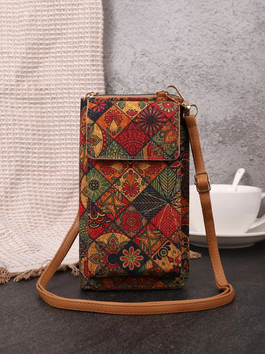 Bohemia Flower Multifunction Mobile Phone Bag Wallet Ada Fashion