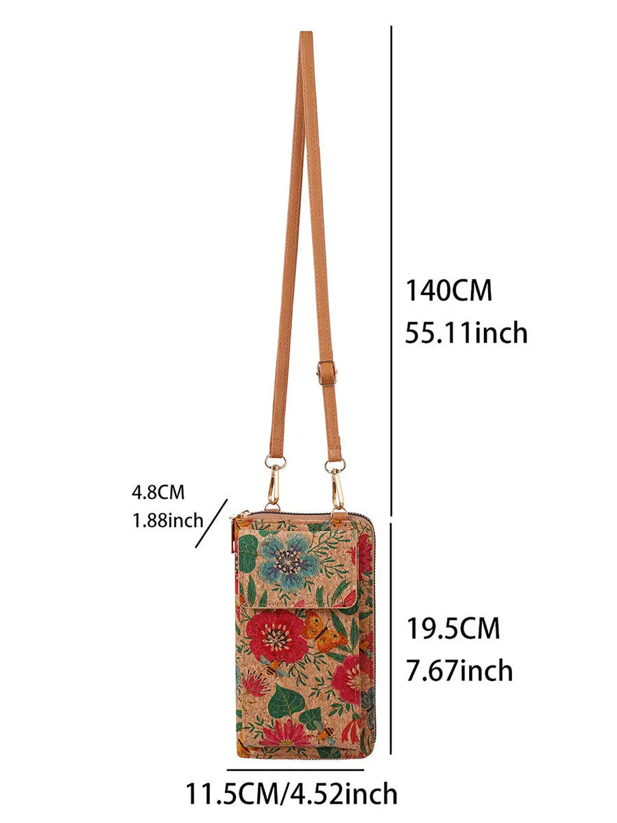 Bohemia Flower Multifunction Mobile Phone Bag Wallet Ada Fashion