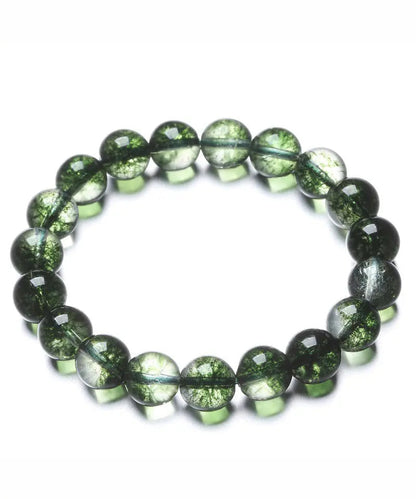 Bohemian Green Ball Crystal Beaded Bracelet Ada Fashion