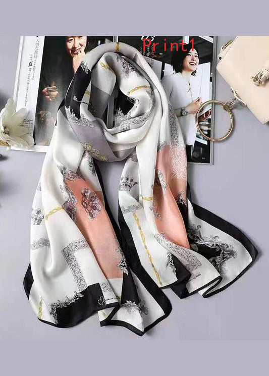 Boutique Print Soft And Comfortable Silk Scarf Ada Fashion