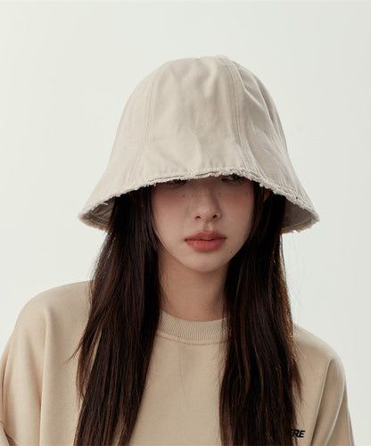 Brief White Patchwork Solid Cloche Hat LY532 - fabuloryshop