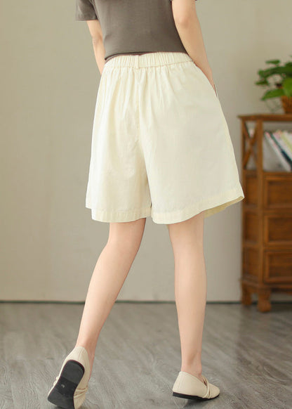 Chic Apricot High Waist Cozy Shorts Summer LY4933 - fabuloryshop