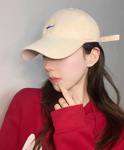 Chic Beige Embroideried Patchwork Baseball Cap Hat LY537 - fabuloryshop