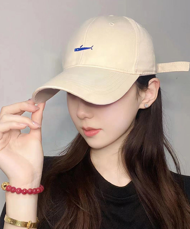 Chic Beige Embroideried Patchwork Baseball Cap Hat LY537 - fabuloryshop