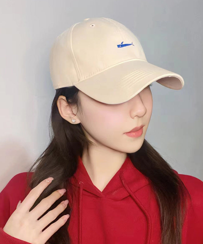 Chic Beige Embroideried Patchwork Baseball Cap Hat LY537 - fabuloryshop