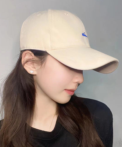 Chic Beige Embroideried Patchwork Baseball Cap Hat LY537 - fabuloryshop