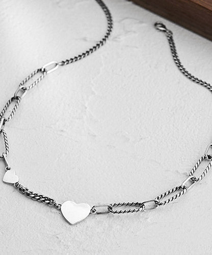 Chic Sterling Silver Necklace - fabuloryshop