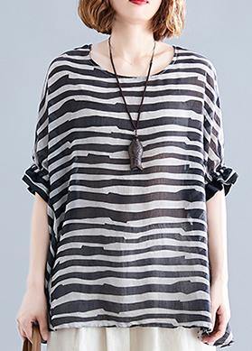 Chic Black Striped Shirts - fabuloryshop