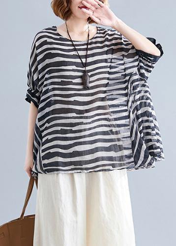 Chic Black Striped Shirts - fabuloryshop