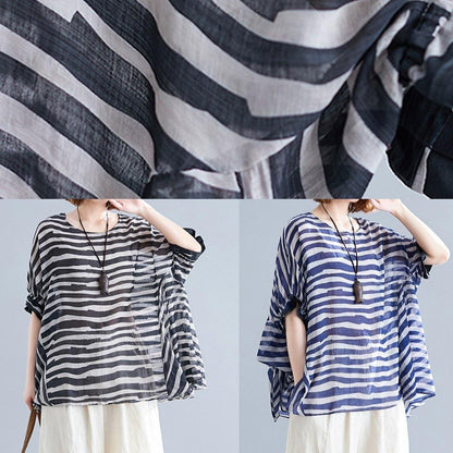 Chic Black Striped Shirts - fabuloryshop