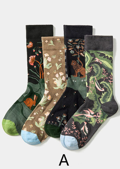 Classy Fashion Cotton Crew Socks - fabuloryshop