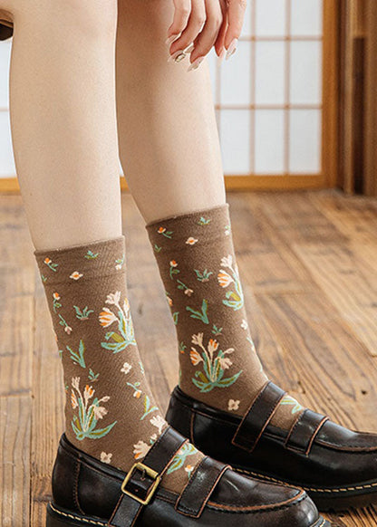 Classy Fashion Cotton Crew Socks - fabuloryshop