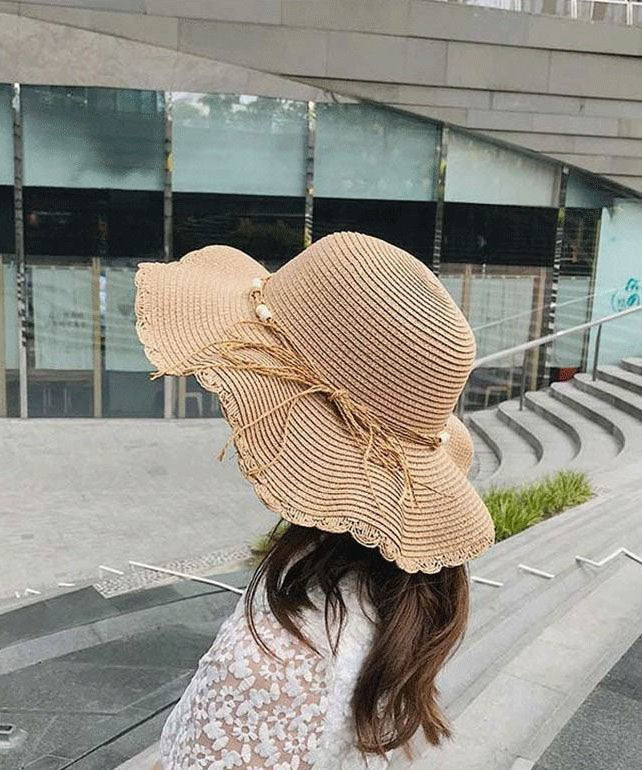 Classy Khaki Summer Sun Hat - fabuloryshop