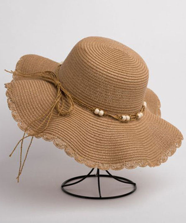 Classy Khaki Summer Sun Hat - fabuloryshop