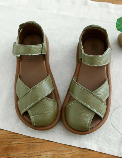 [Clearance] Summer Close Toe Comfortabel Flat Sandals 40 Ada Fashion