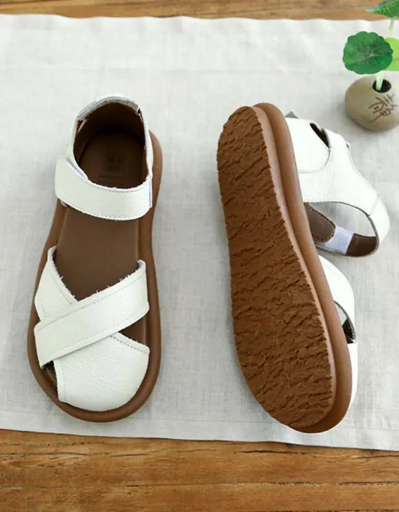 [Clearance] Summer Close Toe Comfortabel Flat Sandals 40 Ada Fashion