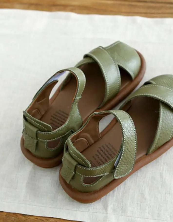 [Clearance] Summer Close Toe Comfortabel Flat Sandals 40 Ada Fashion