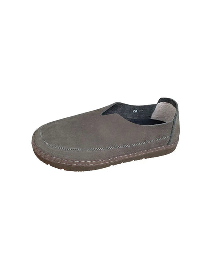 Comfortable Leather Handmade Retro Flats for Men Ada Fashion