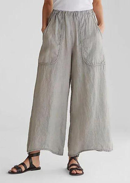 Cotton Loose Wide Leg Casual Pants - fabuloryshop