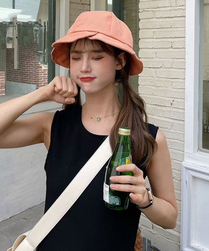 Cute Grapefruit Floral Patchwork Bucket Hat LY544 - fabuloryshop