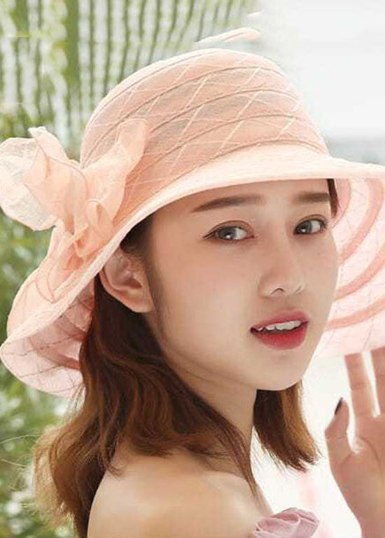 Elegant Beige Bow Patchwork Straw Woven Floppy Sun Hat LC0546 - fabuloryshop